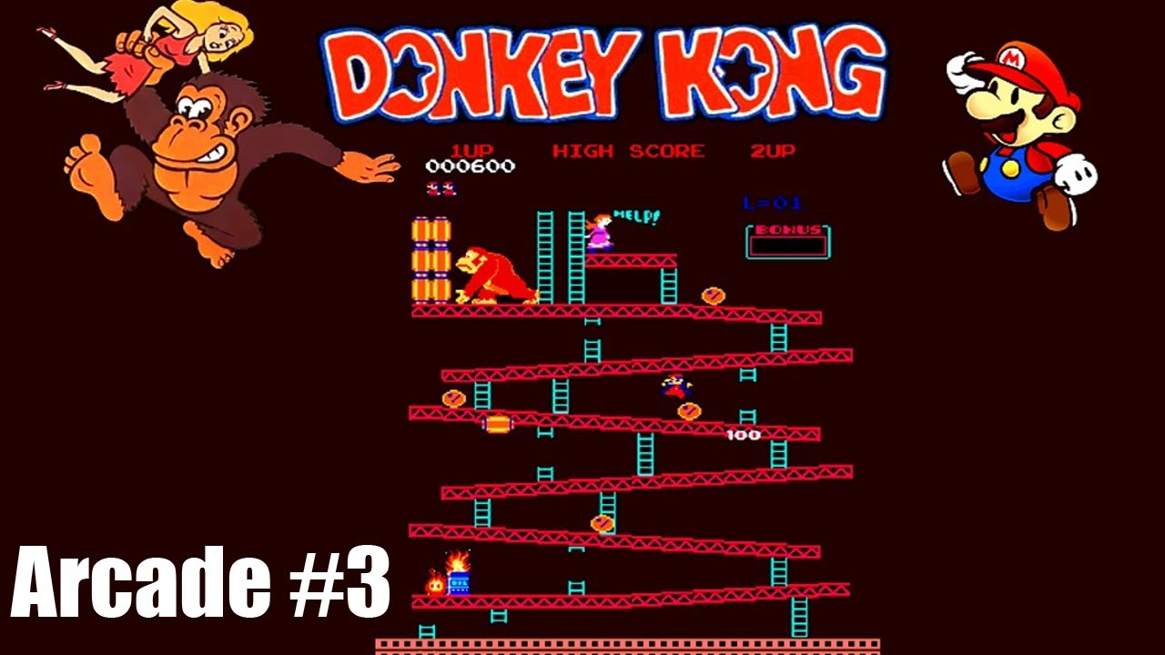 donkey kong retro game